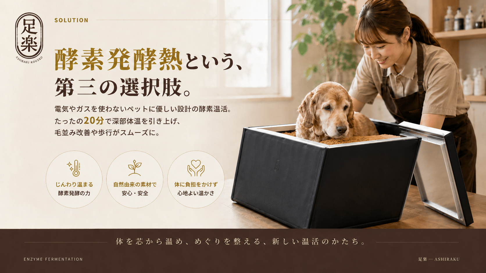 酵素発酵熱という、第三の選択肢。